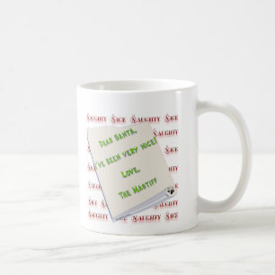 Mastiff Naughty oder Nice Kaffeetasse