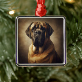 Mastiff Ornament Aus Metall