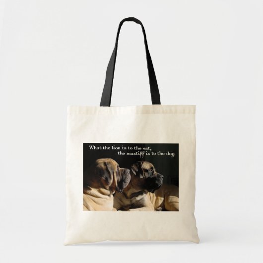 Mastiff-Paar-Tasche Tragetasche (Vorne)