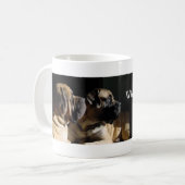 Mastiff-Paar-Tasse Kaffeetasse (Vorderseite Links)