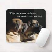 Mastiff-Paare Mousepad (Mit Mouse)