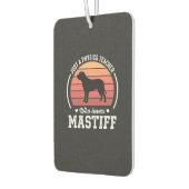 Mastiff-Physiklehrer-Hundefreund Autolufterfrischer (Links)