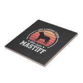Mastiff-Physiklehrer-Hundefreund Fliese (Seite)