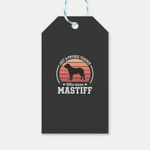Mastiff-Physiklehrer-Hundefreund Geschenkanhänger