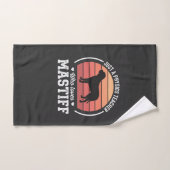 Mastiff-Physiklehrer-Hundefreund Handtuch (Handtuch)