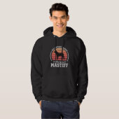 Mastiff-Physiklehrer-Hundefreund Hoodie (Vorne ganz)