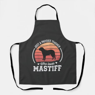Mastiff-Physiklehrer-Hundefreund Schürze