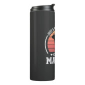 Mastiff-Physiklehrer-Hundefreund Thermosbecher (Nach links gedreht)