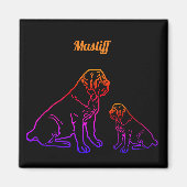 Mastiff Pilou Magnet (Vorne)