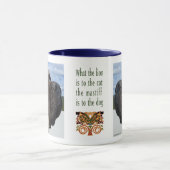 Mastiff-Profil mit der Zitat-Tasse Tasse (Zentrum)