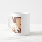 Mastiff Puppy Pop Art Kaffeetasse (Vorderseite Links)