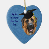 Mastiff Smarter Funny Dog Ornament (Rechts)