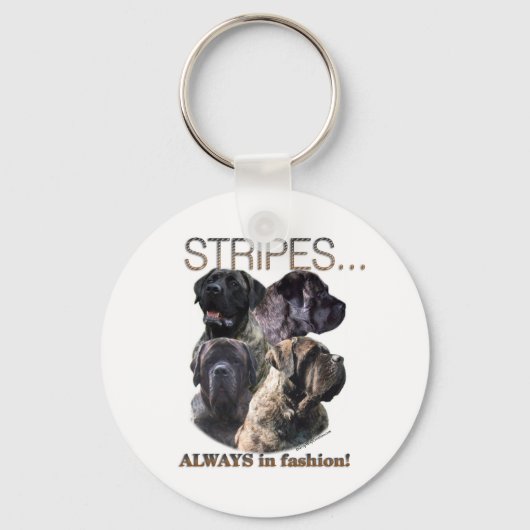 Mastiff Stripes Schlüsselanhänger (Vorderseite)