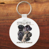 Mastiff Stripes Schlüsselanhänger (Vorderseite)