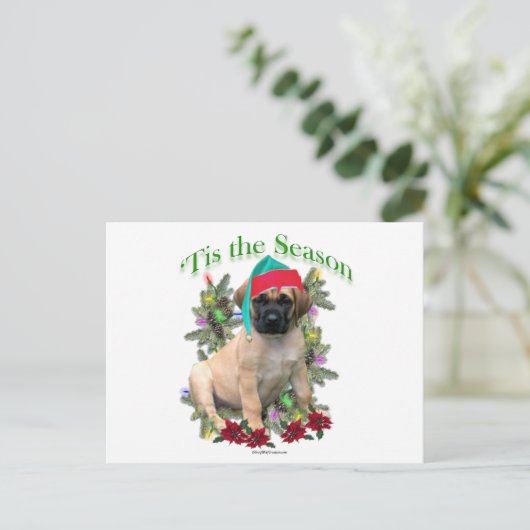Mastiff "Tis Postkarte (Stehend Vorderseite)