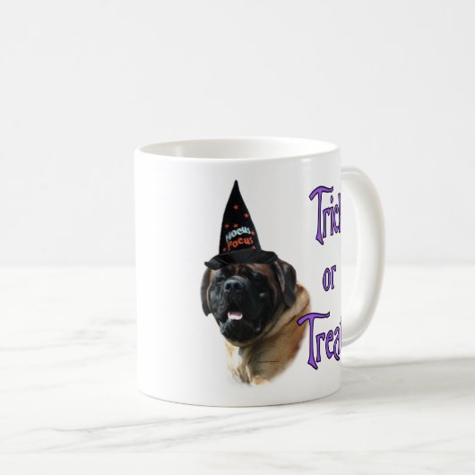 Mastiff-Trick Kaffeetasse (VorderseiteRechts)