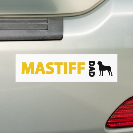Mastiff-Vater Autoaufkleber (Auf Auto)