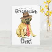 Mastiff Vater Karte (Gelbe Blume)