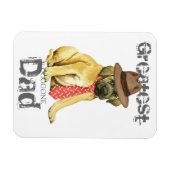 Mastiff Vater Magnet (Horizontal)