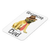 Mastiff Vater Magnet (Linke Seite)