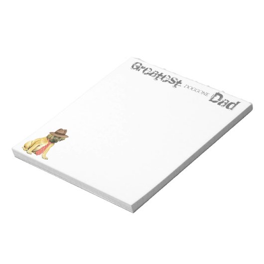 Mastiff Vater Notizblock (Rotiert)