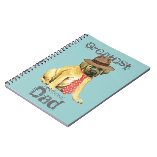 Mastiff Vater Notizblock (Linke Seite)