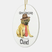 Mastiff Vater Ornament (Links)