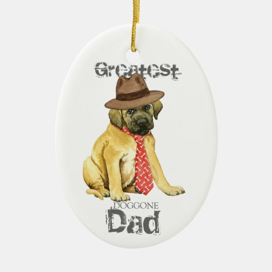 Mastiff Vater Ornament (Vorne)