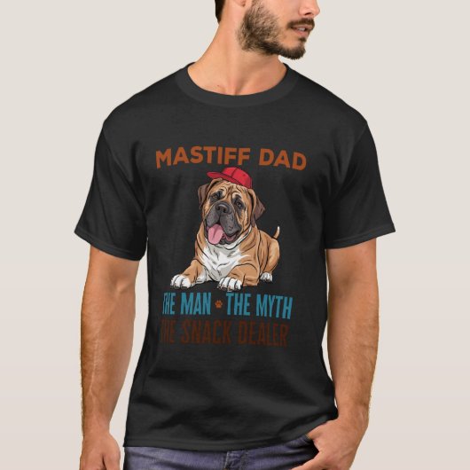 Mastiff-Vater T-Shirt (Vorderseite)