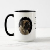 Mastiff-Vater-Tasse Tasse (Links)