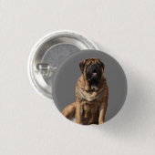 Mastiff Vatertag Best Friends  Button (Vorne & Hinten)