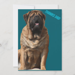Mastiff Vatertag Best Friends  Einladung