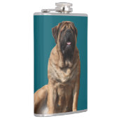 Mastiff Vatertag Best Friends  Flachmann (Rechts)