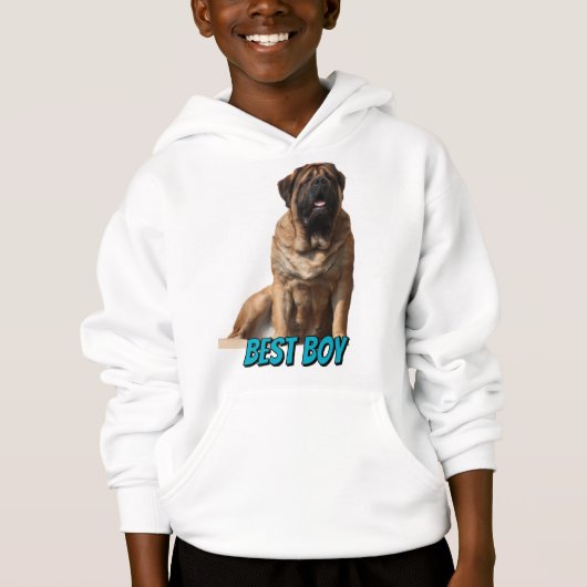 Mastiff Vatertag Best Friends  Hoodie (Vorderseite)