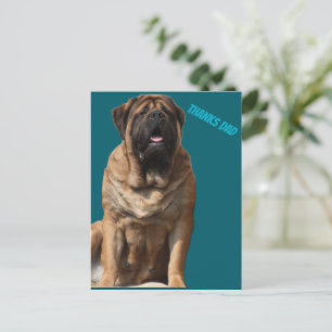 Mastiff Vatertag Best Friends Postkarte