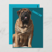 Mastiff Vatertag Best Friends Postkarte (Vorne/Hinten)