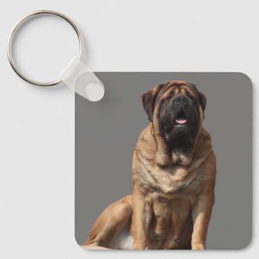 Mastiff Vatertag Best Friends Schlüsselanhänger (Vorderseite)
