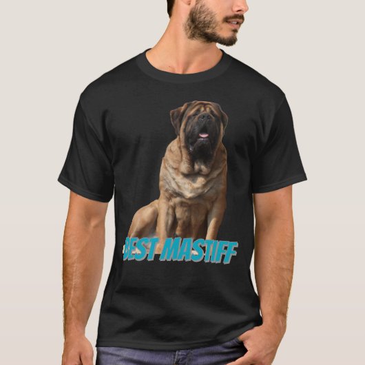Mastiff Vatertag Best Friends T-Shirt (Vorderseite)