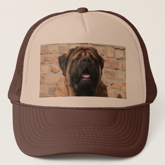 Mastiff Vatertag Best Friends Truckerkappe (Vorderseite)