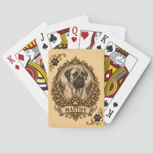 Mastiff, Vintage Heritage Hund Spielkarten