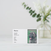 Mastiff-Visitenkarte Visitenkarte (Stehend Vorderseite)