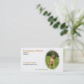 Mastiff-Visitenkarte Visitenkarte (Stehend Vorderseite)