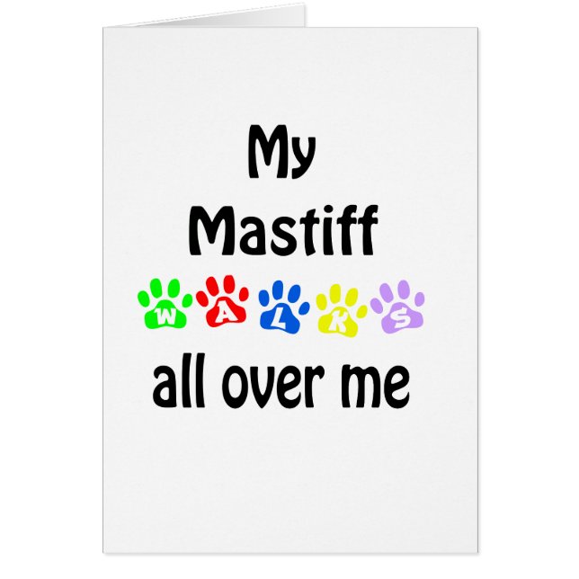 Mastiff Walks Design (Vorne)