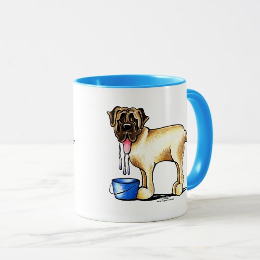 Mastiff Water Maker Tasse (VorderseiteRechts)