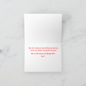 Mastiff-Weihnachtskarte Feiertagskarte (Innenseite)