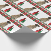 Mastiff-WeihnachtsPackpapier Geschenkpapier (Ecke)