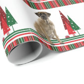 Mastiff-WeihnachtsPackpapier Geschenkpapier (Rolleneckpunkt)