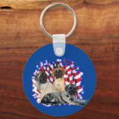 Mastiff (Welpen) Schlüsselanhänger (Rückseite)