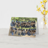 Mastiff Welpengrüßkarte Karte (Gelbe Blume)