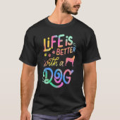 Mastiff with my Dog Mom Dad T-Shirt (Vorderseite)